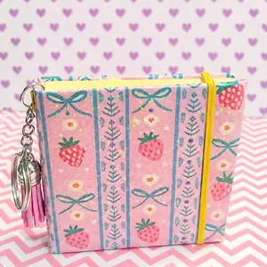 Strawberry stikcky note cover