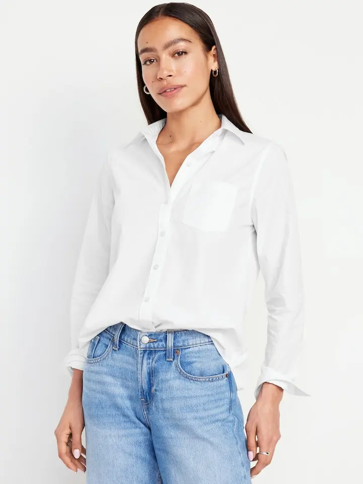 Old Navy Women's Classic Button-Down Shirt