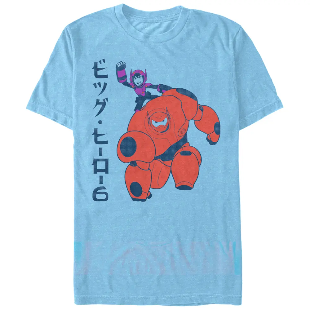 Men's Big Hero 6 Baymax and Hiro Team T-Shirt