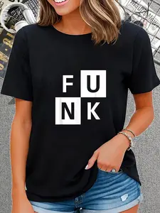 100% Cotton Funk T-shirt Simple Design for Men and Women T-Shirt