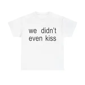 We Didn't Even Kiss Shirt Brat, heated rivalry tee, we didnt even kiss, gay hockey graphic shirt, trendy tee, Essential Piece