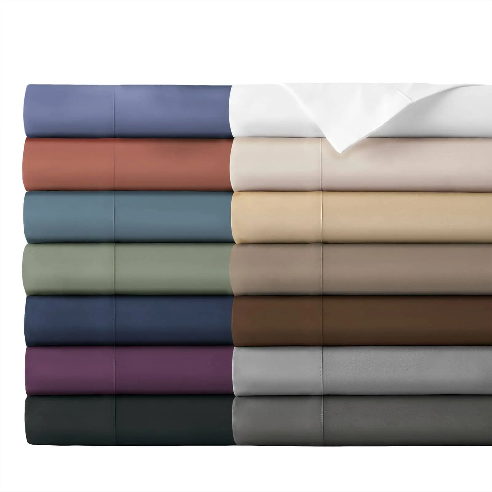 Ultra-Soft Microfiber Bed Sheets - 6-Piece Neutral Tone Everyday Essentials Sheet Set, Suitable for Twin XL & California King Bedding & Linens