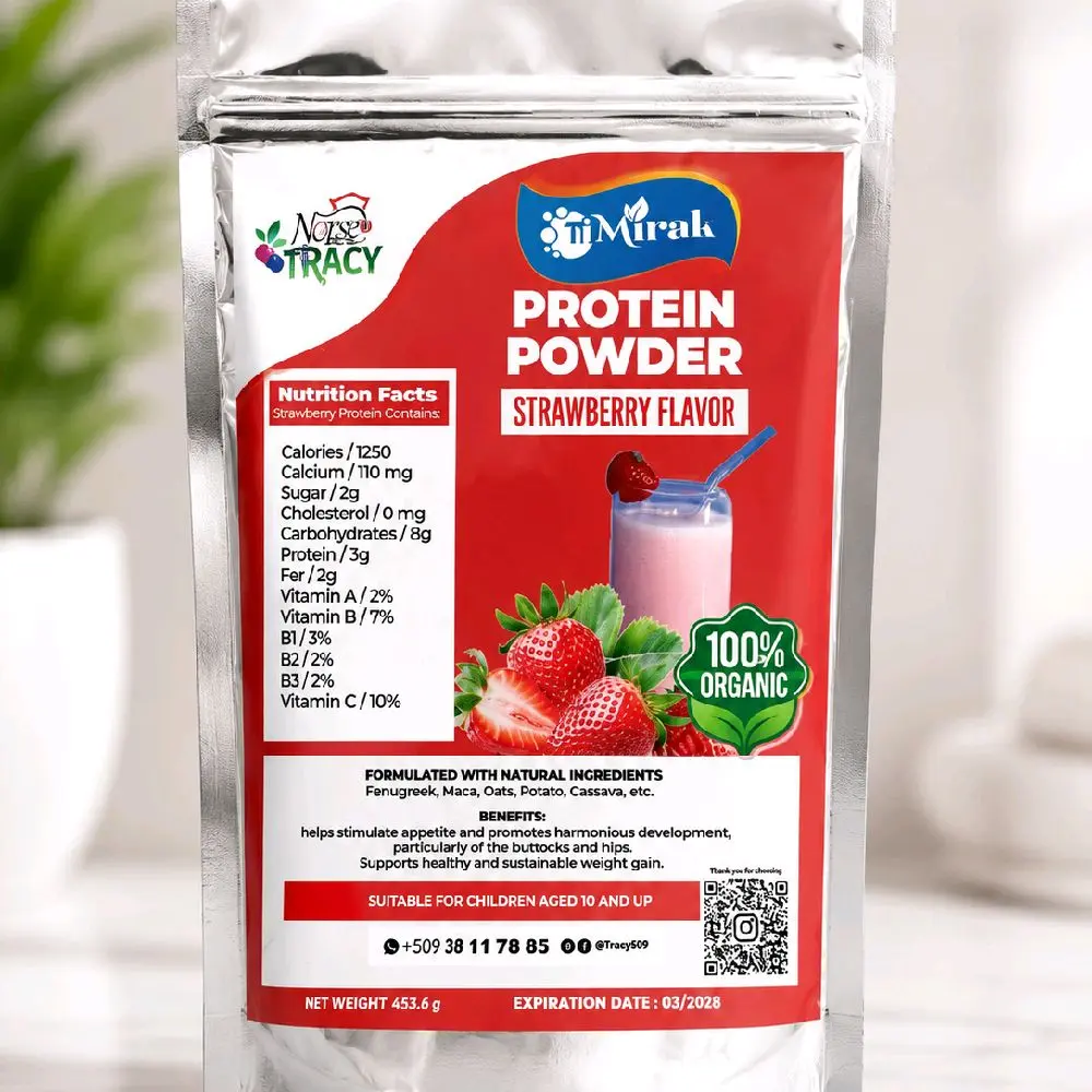 Timirak Protein powder -Strawberry and Vanilla Flavors