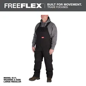 Milwaukee 262B Men's Black FREEFLEX Insulated Bib Overalls