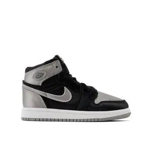 Jordan Kid's 1 Retro High OG Satin Shadow Basketball Shoes, from StockX