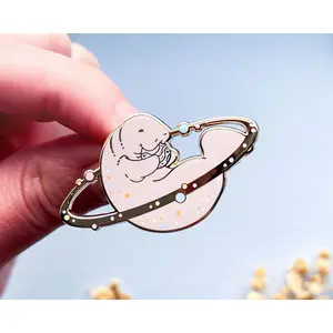 Cosmic Manatee Enamel Pin