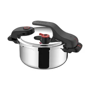 SUPOR 22cm 4L Stainless Steel Pressure Cooker - High-Pressure Stew Pot for Fast Cooking