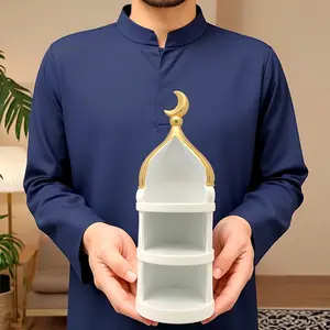 Castle Resin Sculpture, European Vintage Living Room Decor, Luxurious TV Cabinet Decoration, Creative Home Artpiece