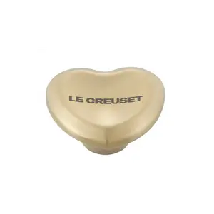 Le Creuset Figural Heart Knob, Light Gold - Large (45mm)