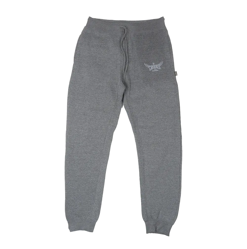 Crooks & Castles Logo Sweatpant Joggers Charcoal