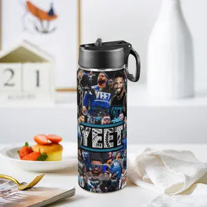 Jey Uso Pattern 20oz Stainless Steel Insulated Tumbler | Double-Wall Vacuum Flask for Hot & Cold Drinks | Durable Multi-Purpose Cup for Home, Office, School & Daily Use | Thoughtful Gift for Friends & Wrestling Fans