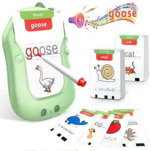 Reusable Writing & Drawing Talking Flash Cards for Toddlers, Includes 262 Cards, Perfect for Early Learning, Fun Educational Toy