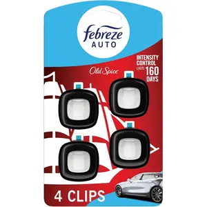 OdourFighting Auto Air Freshener, Car Vent Clip, Old Spice, ct