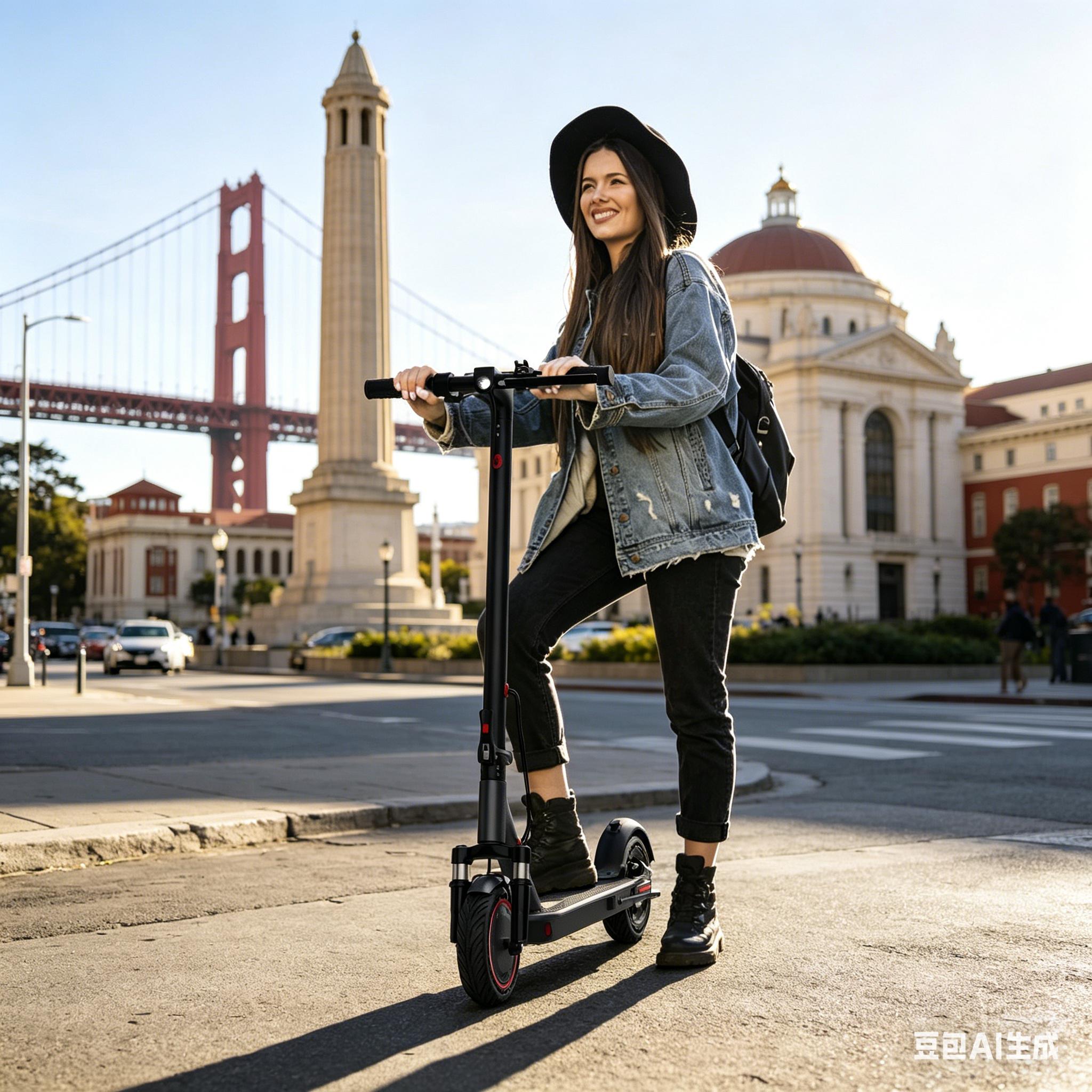 CSafe Adjustable Folding Electric Scooter for Adults & Kids | 16-22 Mph Speed | 8.5"/10"/14" Non-Slip Tires | 12-50 Miles Range | Dual Braking System | Dual Suspension | App Control | With Seat & Carry Bag