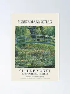 Claude Monet - The Water Lily Pond Poster