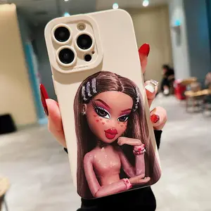 Cute Barbie Pattern Phone Case, Anti-drop Cellphone Protective Case, Total Protective Shockproof Mobile Phone Cover for iPhone 11 12 13 14 15 Pro Max X XR XS Max