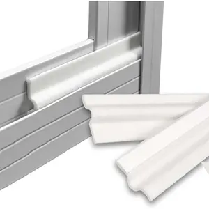 26 Ft Weather Stripping for Windows/Doors,Self-Adhesive Window Draft Stopper  Seal Strip Soundproof Gap Sealing,Window Insulation Door Draft Blocker,White