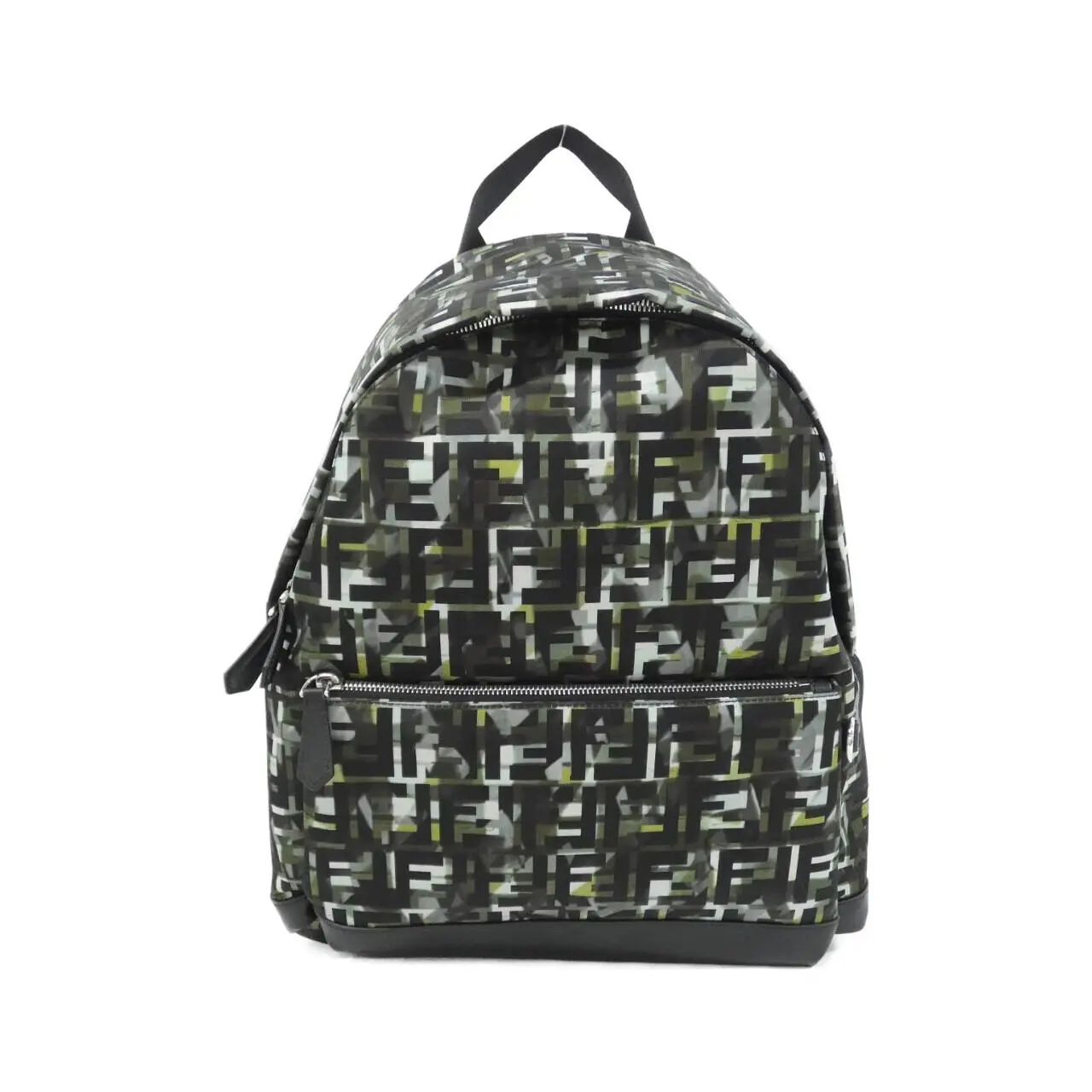 Pre-owned FENDI Calfskin Tote Bags Nylon Calf Leather Backpack