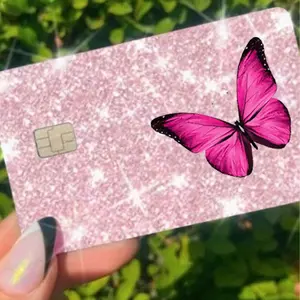 ExotixCard ultra bling reflective card skin back information