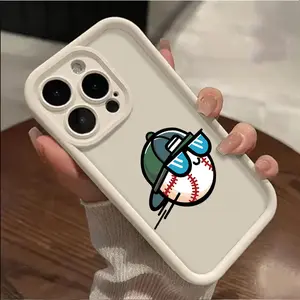 Cartoon sunglasses baseball cap baseball Phone Case for iPhone 17 AIR 17 PRO 16 PRO 15  PRO MAX  14 PLUS 13 PRO 12 11 PRO XS MAX X XR Plus Shockproof Protective Cover Full Protection Anti-Drop