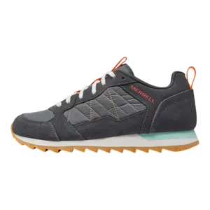 Merrell Alpine Men’s Leather-Rubber Casual Trainer, Comfortable Walking Footwear, Ebony Shoes