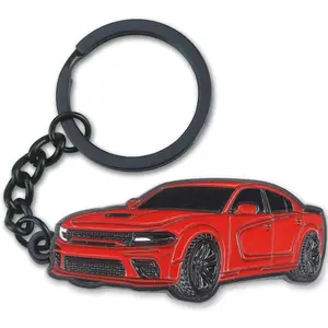For Dodge Challenger Dakota Charger SRT Avenger Durango Caravan Keychain，For Dodge Charger Accessories 2015-2022