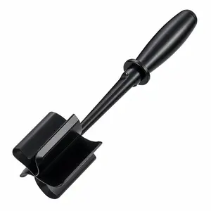 1PC Premium Meat Chopper & Ground Beef Masher – Heat Resistant Hamburger Meat Shredder, Non Stick Meat Crusher for Ground Beef, Turkey, Chicken & Burger Cooking