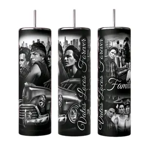 blood in blood out tumbler Drinkware Water Bottles Portable Mug Cup Washable Reusable Bottled