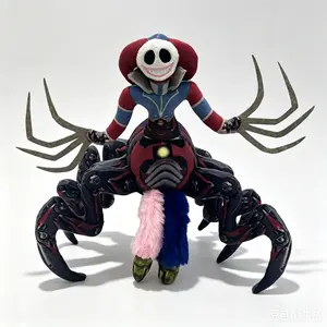 Poppy Playtime Chapter 5 Chum Chompkins Plush, 10.24" Spider Clown Stuffed Toy, Scary Game Character Plushie for Fans & Kids plushies dolls