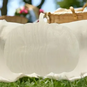 18inch Pumpkin 5 Pack DIY Wood Blank Vintage Handcrafted Wooden for Crafting & Decoration 1/4 Inch Thick Durable Festive Touch