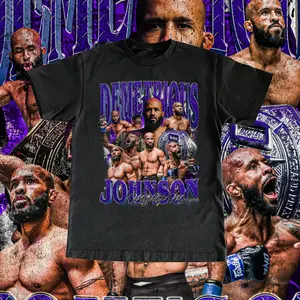 Demetrious Johnson High Quality Short Sleeve T-Shirt, Cool Gift Ideas For UFC Fans Streetwear Summer
