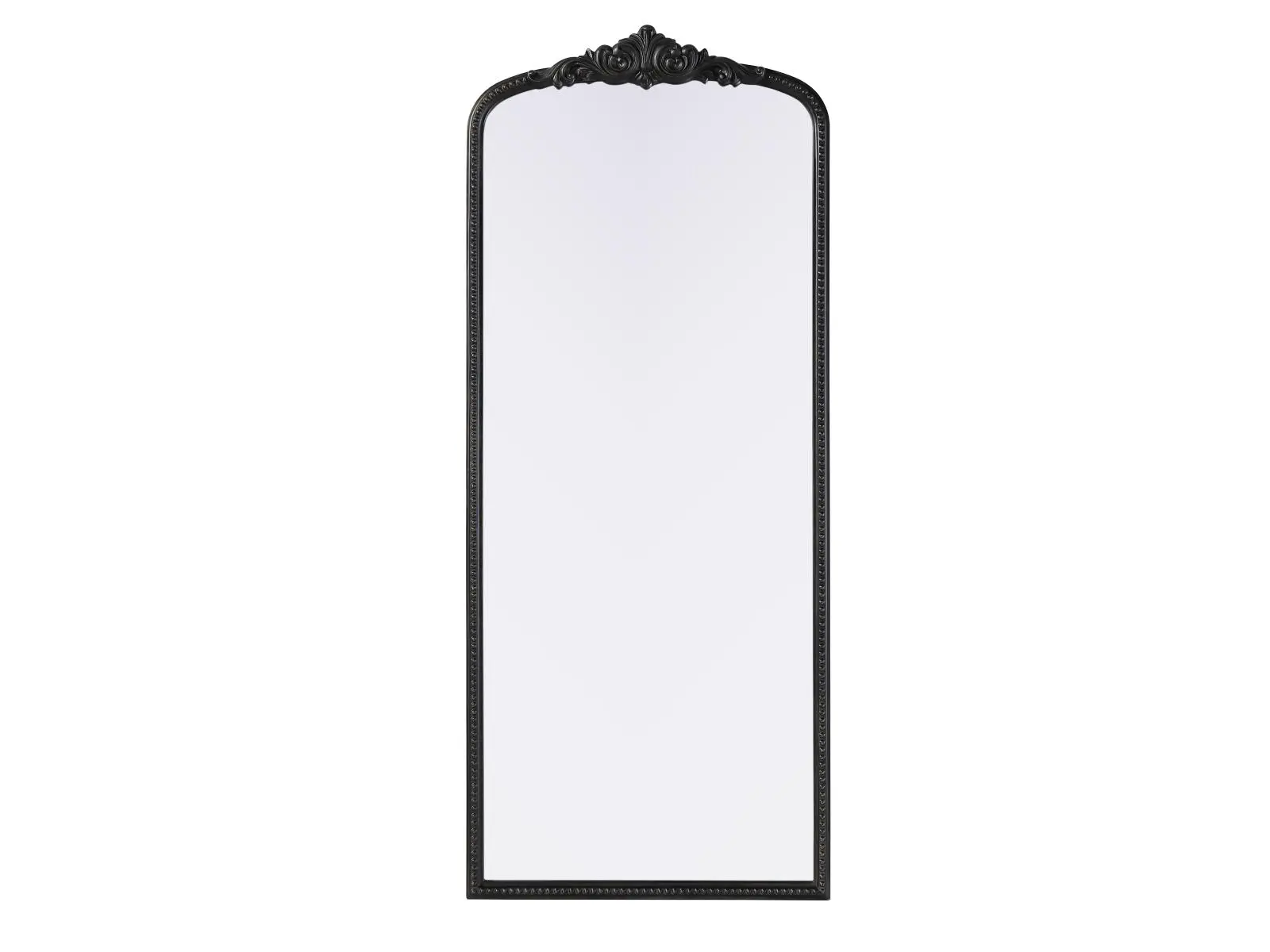 Elegant Decor MR7F3072VB 30x72 in. Vertical Rectangle Traditional Naomi Antique Hand-Painted MDF-Resin Metal Wall-Mount Mirror, Vintage Bronze Lightweight Hanging Mount for Room Vanity Setup Home Reflections Dressing Areas