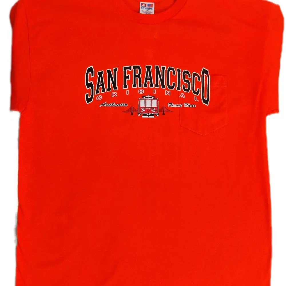 San Francisco Giants Men's Orange TShirt 100% Cotton