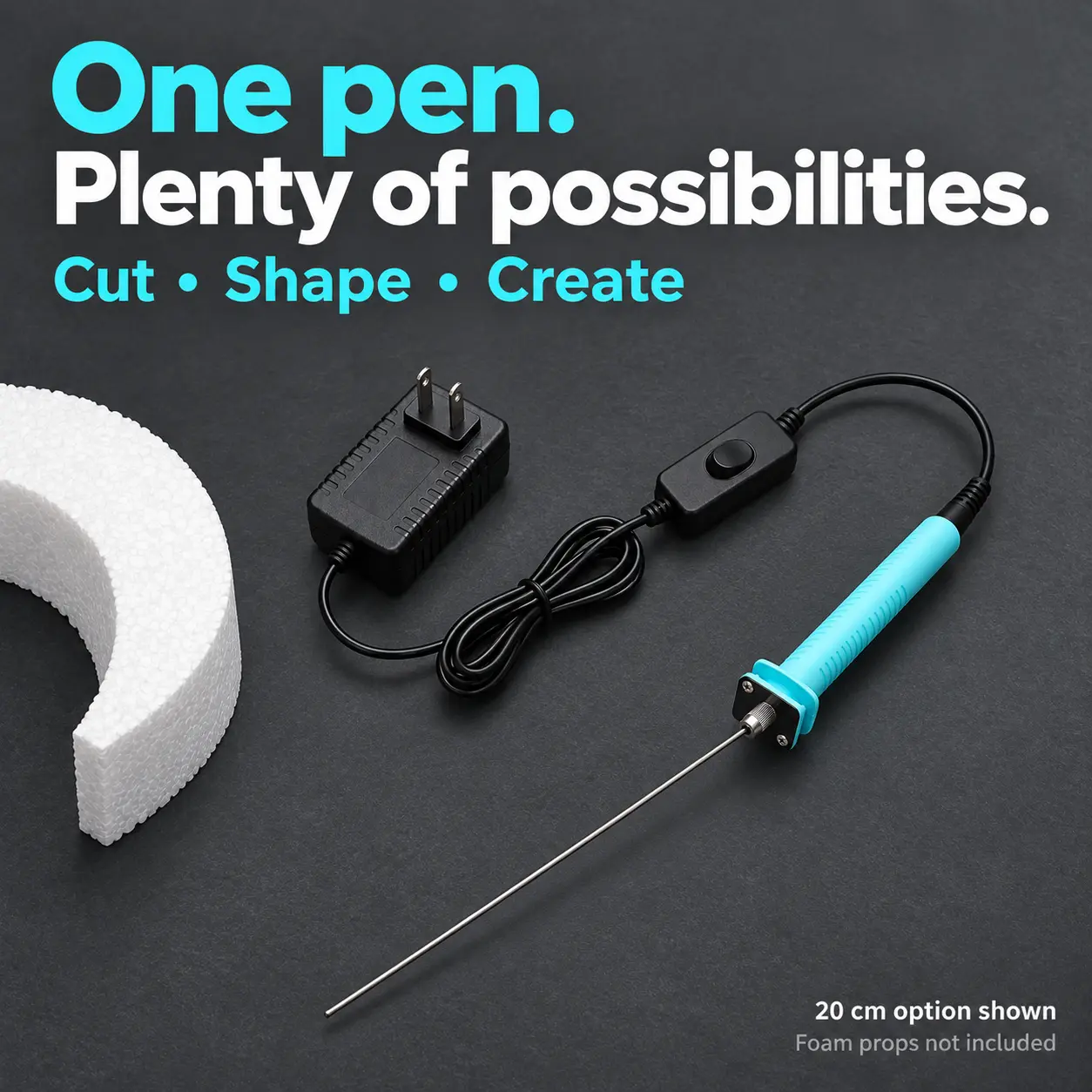 Foam Cutting Pen with US Plug Adapter for Dioramas and Model Projects