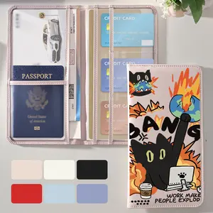Vehicle Driver's License Document Holder, Travel Document Holder, Compartment Organizer with multiple compartments and magnetic closure for important documents,driver's license,and cards, Portable and versatile ID holder, Coin purse