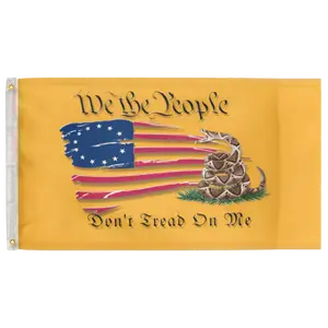 Betsy Ross Gadsden We The People 3'X5' Flag 100D Polyester (90cm x 150cm) (G38) RolFlags