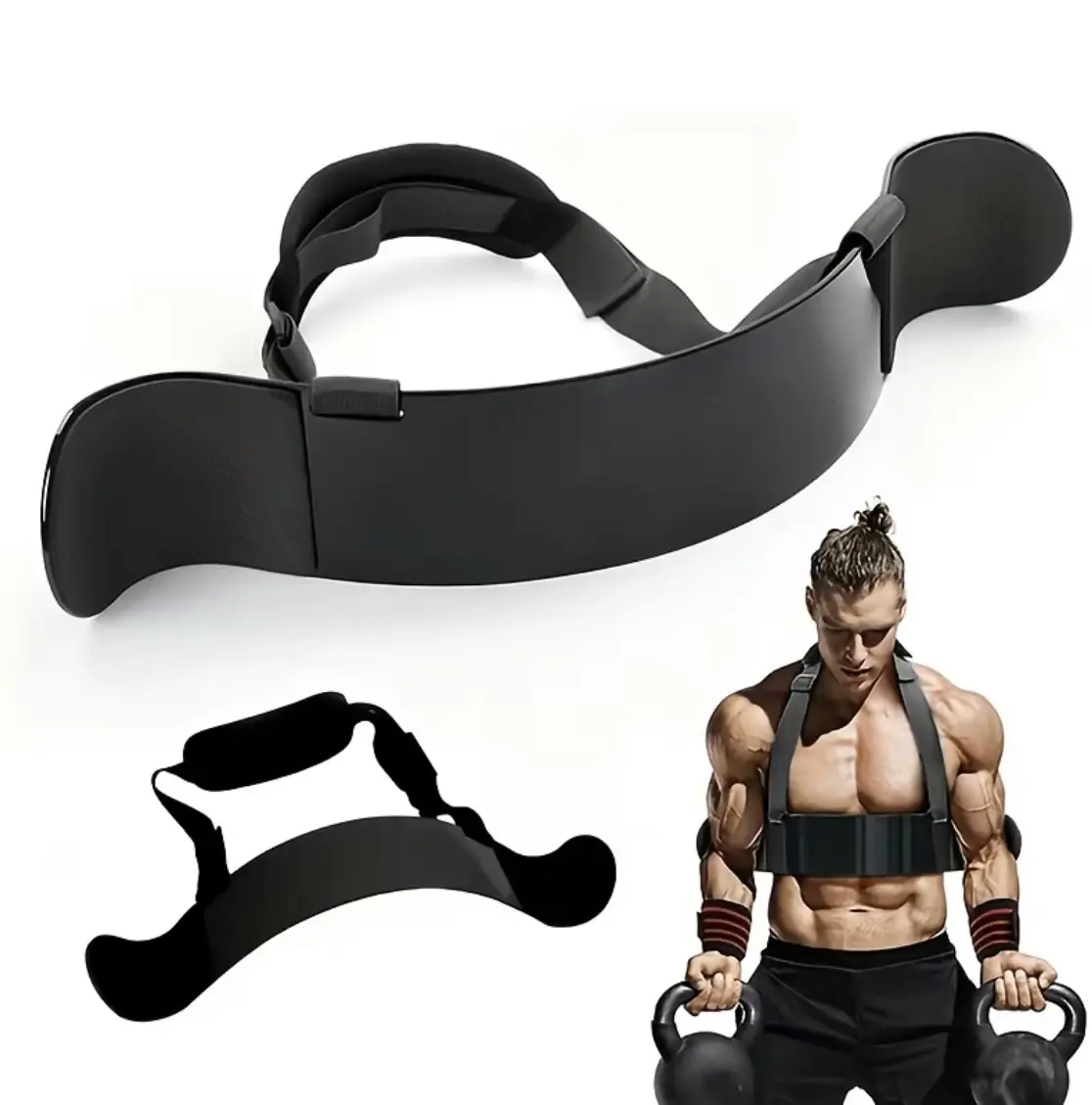 Arm Blaster - ThickAdjustable Bicep Curl Isolator, Gym ArmWorkout Equipment, Barbell Curl Assistant,Lifting & Strength Workout Gear, WeightTraining Tool forearm triceps adjustable chest workout equipment
