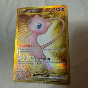 Mew ex 205/165 Gold Hyper Rare from Scarlet & Violet 151 set.