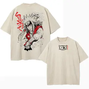 Jiraiya 2-Sides Vintage T-Shirt, Jiraiya Shirt, Jiraiya Merch, Naruto Shirt, Anime Manga Shirt, Unisex T-Shirt, Gift For Fan Anime, Top Menswear Underwear Streetwear