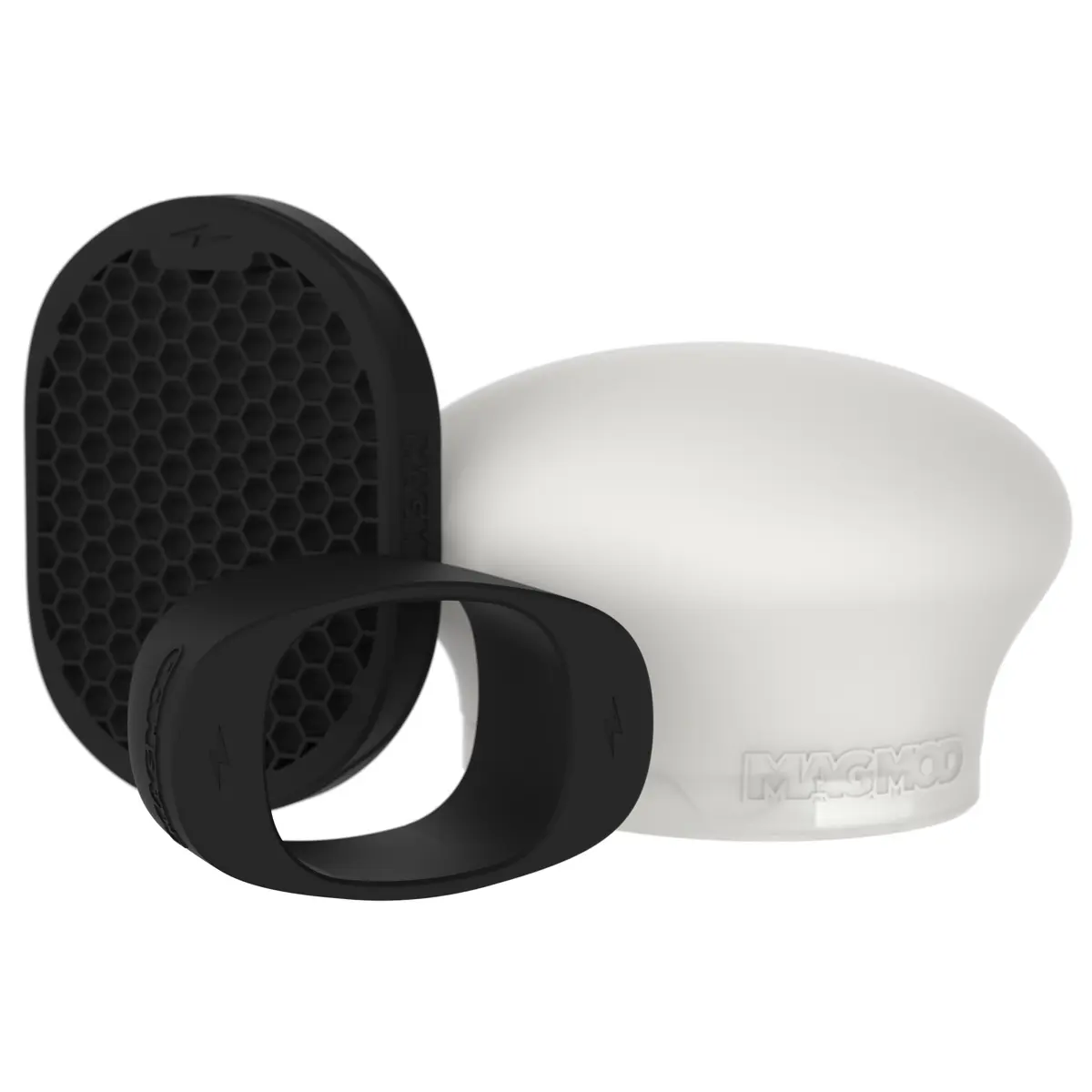 MagMod Starter Flash Kit 2 - 0.5g Durable Silicone Magnetic Flash Modifiers for Speedlites, Includes MagGrip, MagGrid, MagSphere Light Control Accessories