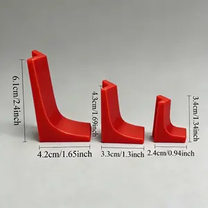3-Pack Drill Guide Rails, V-Groove Locator, Vertical Positioning Tool, Durable Plastic, No Battery Required, More Wear-Resistant Than Round Rails