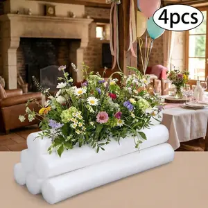 Reusable Floral Sticks, Cylinder Sponge Foam Tubes for DIY Artificial Flowers, Flower Arrangements, Wedding Decorations, Home & Room Decoration