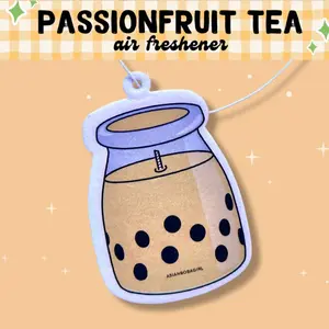 Passionfruit Tea Boba Car Freshener - AsianBobaGirl