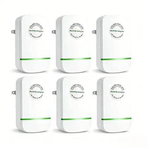 2026 New Power Saver Voltage Stabilizer - 1pc, US Surge Protector Flat Plug, Plug in Module, 90-250V Wide Voltage Input, Sturdy Hard Outer Shell, Easy to Use Outlet, Green Light Signal, Home Electrical Equipment Fits Small Gadgets