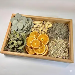 Simmer Pot Potpourri with Eucalyptus, Rosemary, Ginger, Orange, Lemongrass and Mint, Electric Simmer Pot Mix for Stove, Great Gifts for Holiday, Mother Day, Christmas, Halloween