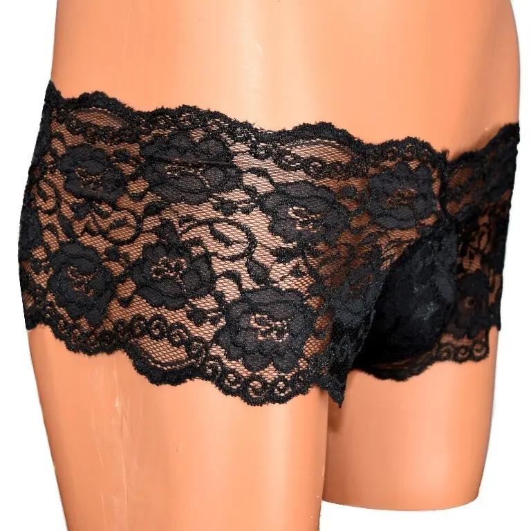 sexy femboy in lingerie Sexy Lure Black See-through Lace Spaghetti Straps Hollow Out Bodysuit  Teddies Lingerie N23332 main image 0