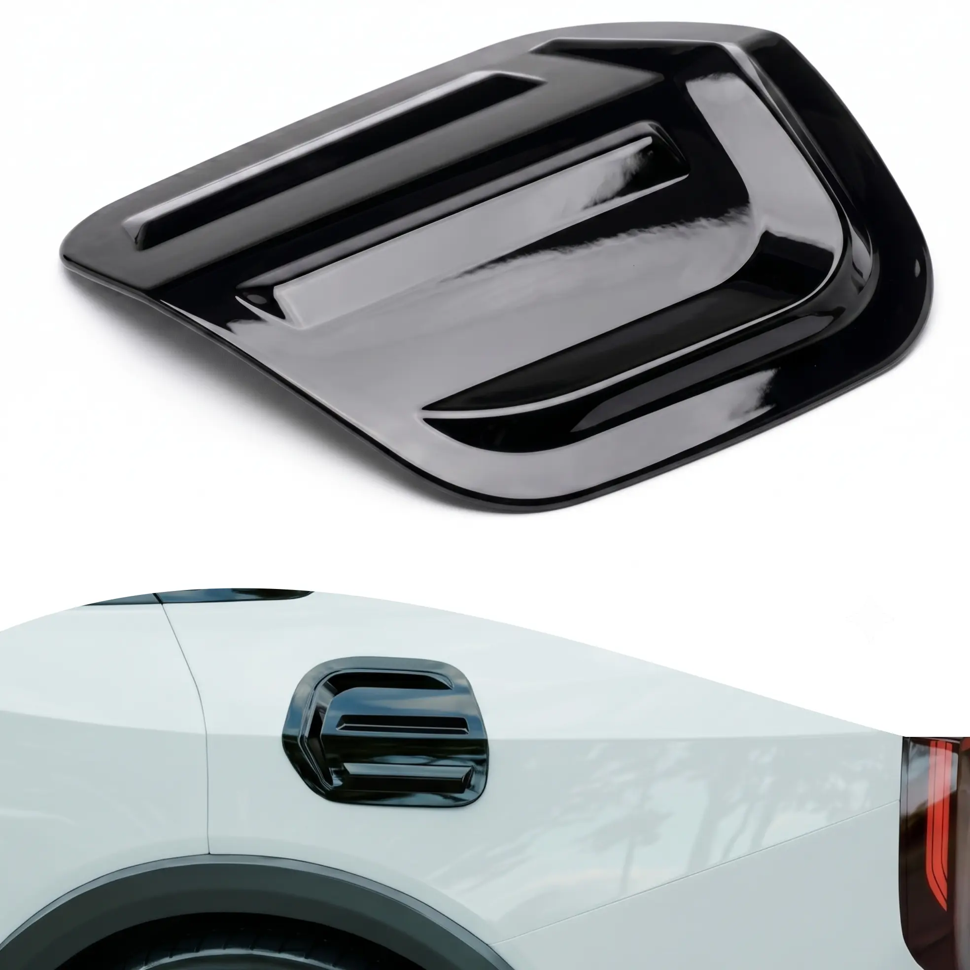 NARPES Fuel cap For KIA K4 SEDAN 2025 2026 (LX、LXS、EX、GT-Line、GT-line Turbo) Exterior Accessories Mods Painted Gloss black
