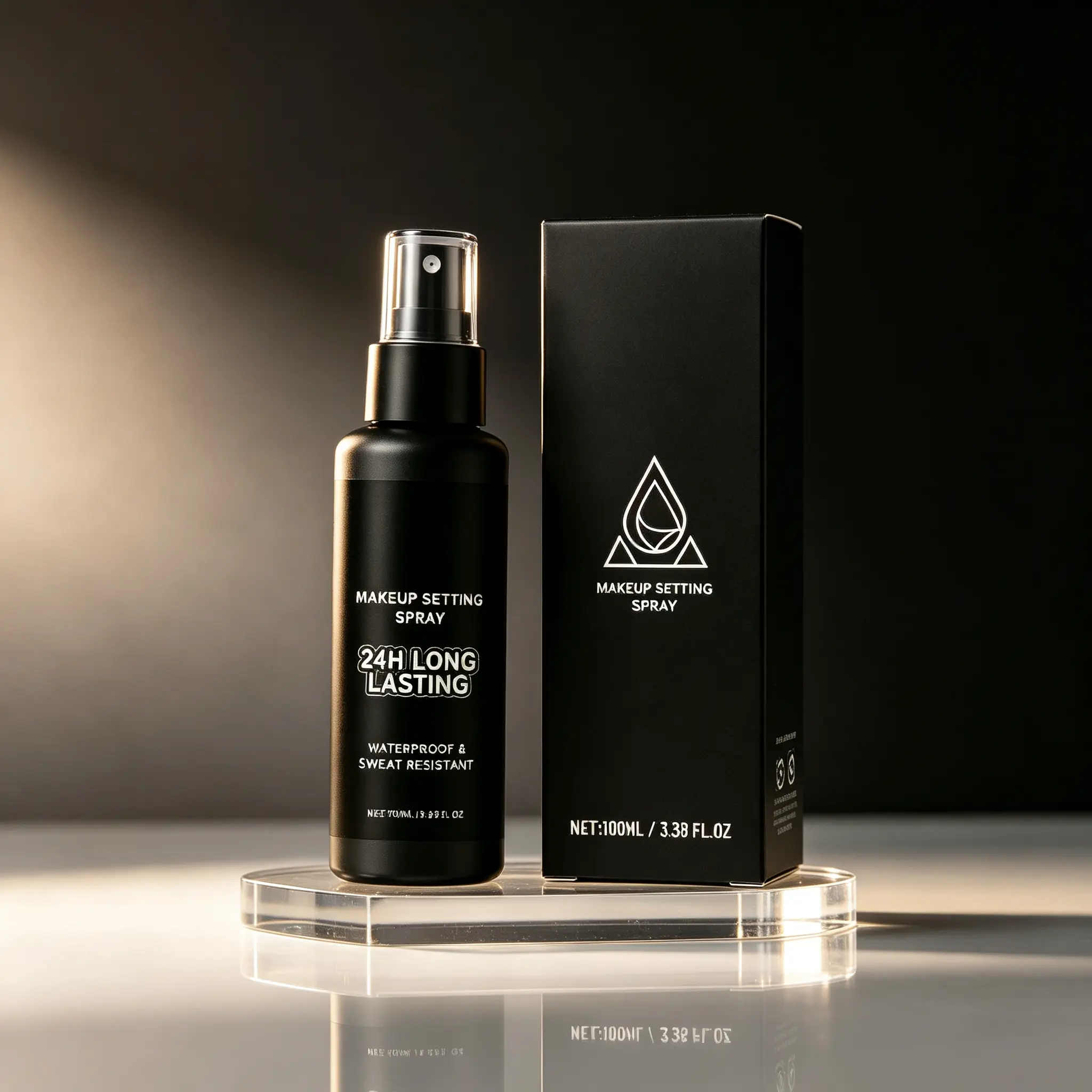 All-Day Setting Mist – Waterproof & Humidity-Resistant Spray That Keeps Makeup in Place | Controls Shine & Prevents Fading for Up to 24 Hours | Quick-Drying, Natural Finish | 100ml
