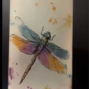 Dragonfly Frosted Cup - 16oz Capacity for Hot and Cold Beverages