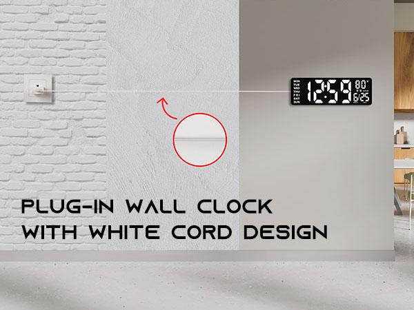 EASYERA 16.5"&12" Large 2 in 1 Digital Wall Clock with Remote Control, RGB Atmosphere Lights with 11 Scenes Mode, Dual Alarms with BIG LED Display, Teacher Classroom, Office, GameRoom, LivingRoom, Auto Dst Adjustment Timer Clock for ADHD, Christmas Gift EASYERA 16.5"&12" Large 2 in 1 Digital Wall Clock with Remote Control, RGB Atmosphere Lights with 11 Scenes Mode, Dual Alarms with BIG LED Display, Teacher Classroom, Office, GameRoom, LivingRoom, Auto Dst Adjustment Timer Clock for ADHD, Christmas Gift